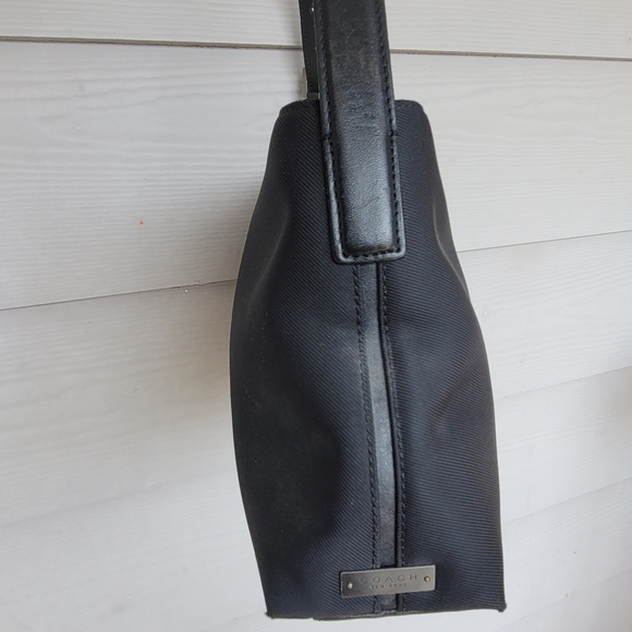 Coach Vintage Y2K Black Twill Baguette Shoulder Bag (no. 7406) - Picture 3 of 8